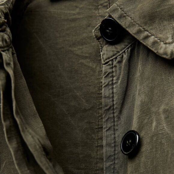 ZARA ZW COLLECTION WASHED LYOCELL TRENCH - Picture 5 of 16